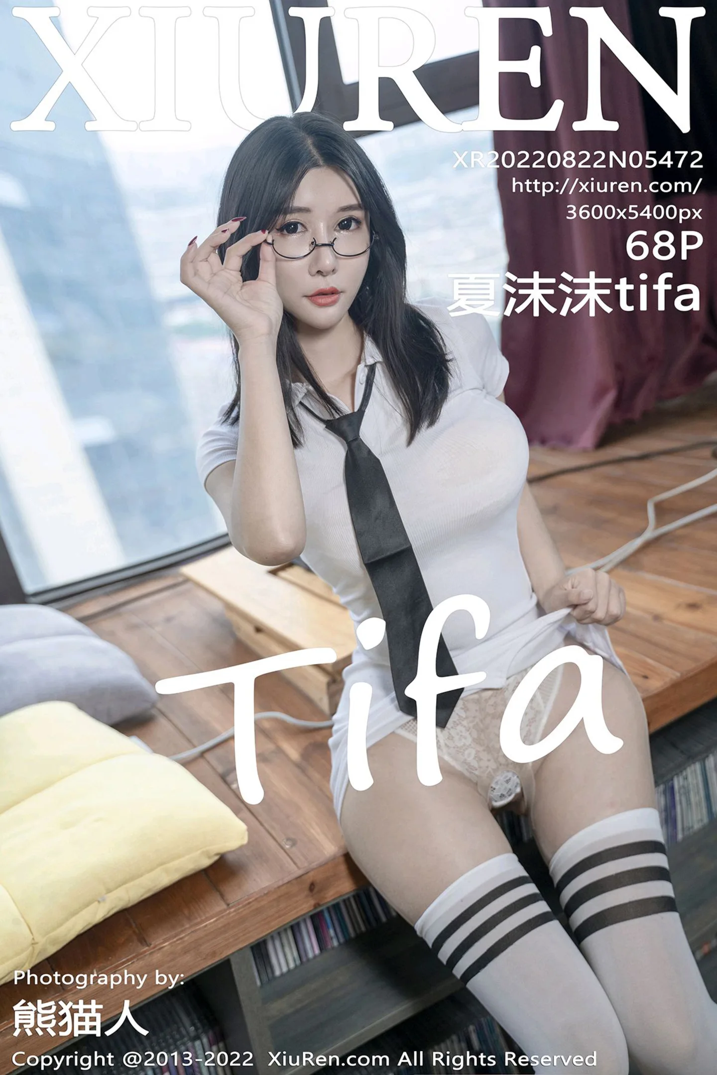 [XiuRen秀人网] VOL.5472 模特夏沫沫tifa私房半脱露性感蕾丝内衣配超薄肉丝撩人诱惑写真68P-秀人网官方网站